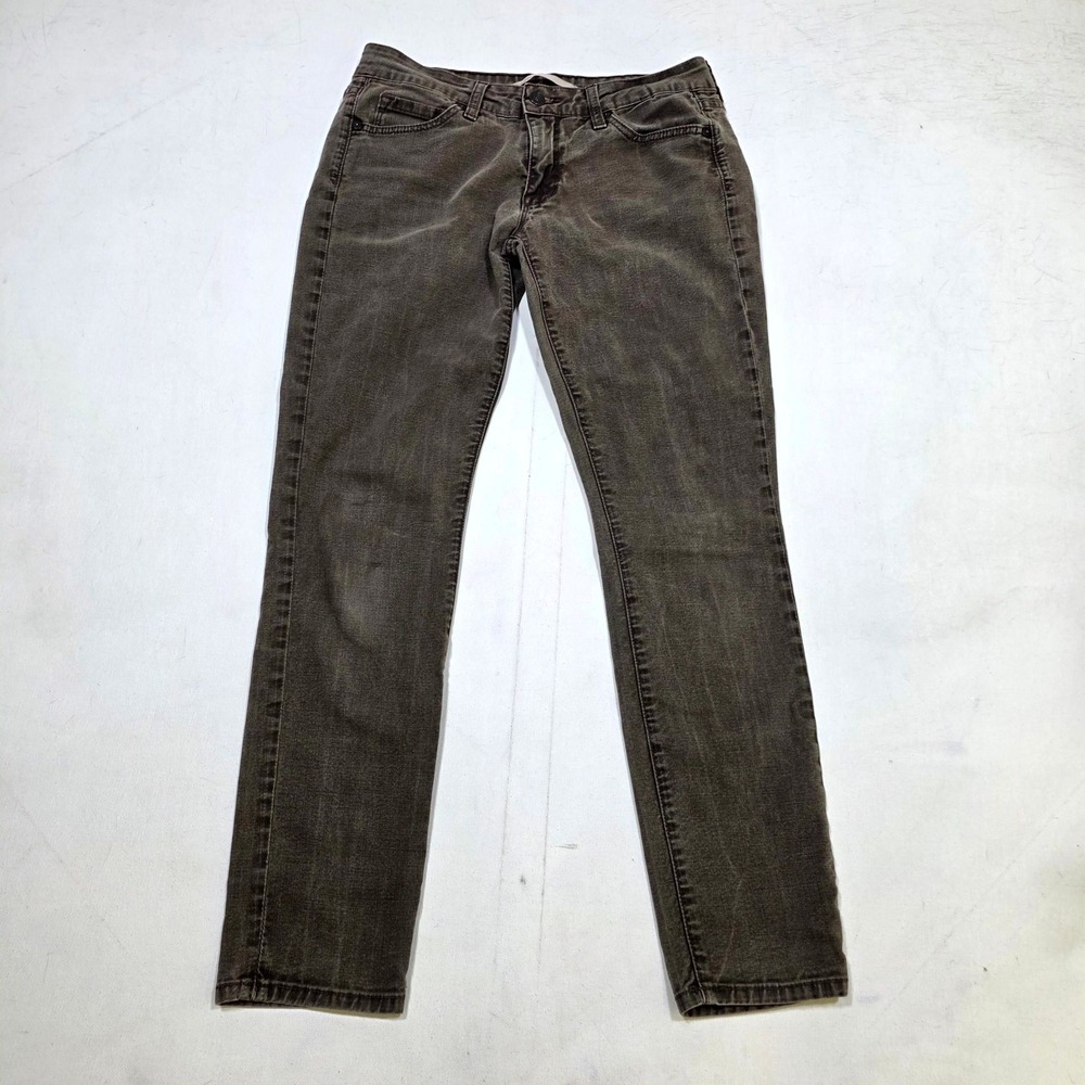 Vince Skinny Jeans Womens 27 Dark Brown Stretch Denim Slim Fit DV081-2291